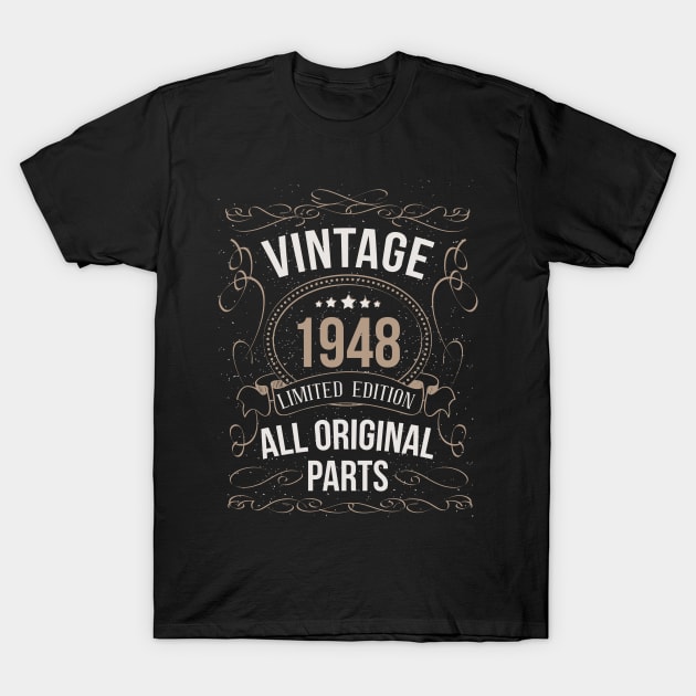 VINTAGE BIRTHDAY GRAPHIC gift Shirt T-Shirt by mo designs 95